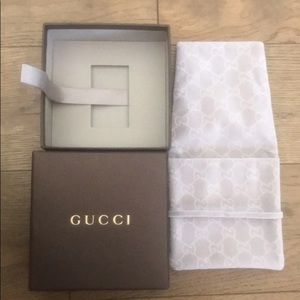 Gucci Jewelry Box and jewelry pouch